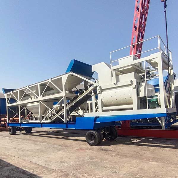 Mobile Wet Concrete Plant Model Range 4 YHZS mobile wet concrete batching plant option 4